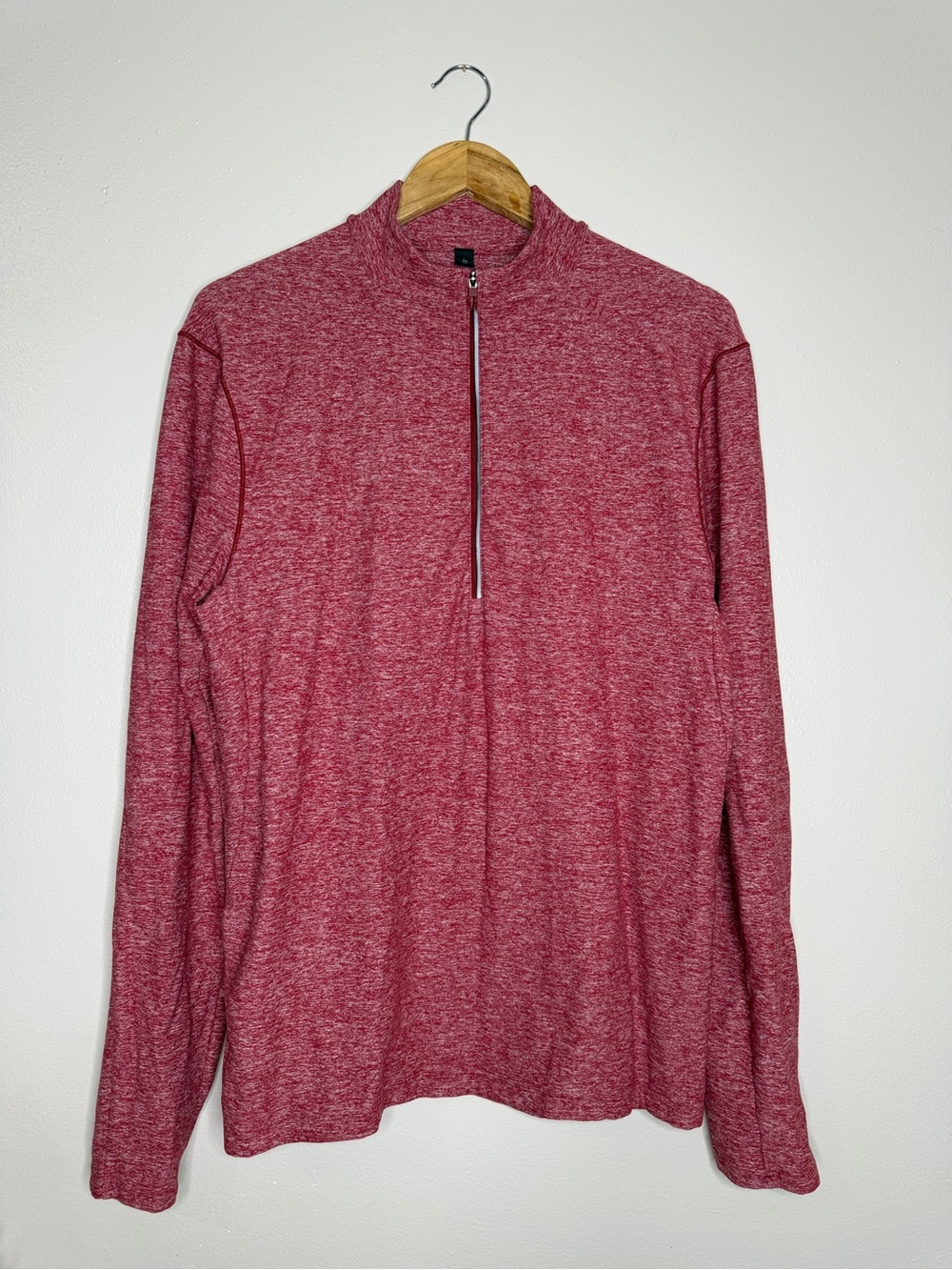 LULULEMON | Men’s Surge Warm 1/2 Zip Long Sleeve, Red